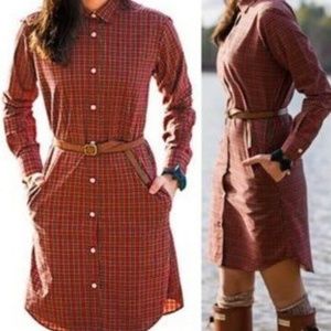 Kiel James Patrick Scalloped Oxford Dress